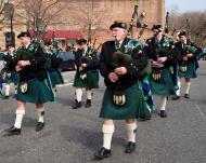 What is the Allergic March? A. Bagpipers marching in a parade on St.