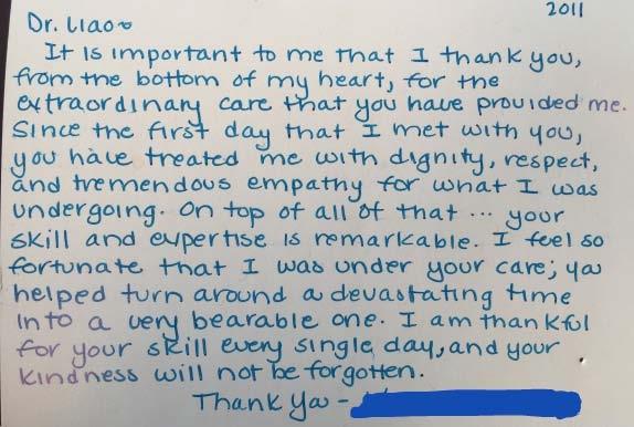Case 5: Breast Reconstruction A young lady after breast reconstruction, one of my favorite people. Patient writes: Dr.