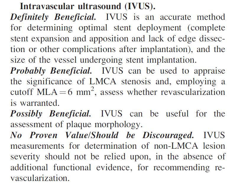 SCAI Expert Consensus Statement on IVUS in PCI Guidance: Definitely Beneficial Lotfi A,