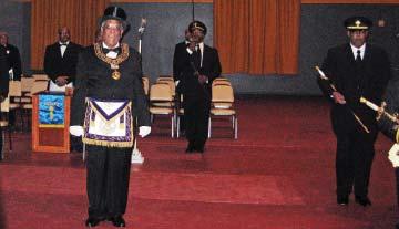 Later we are at the grand lodge where the ladies have an OES visitation (figures