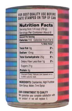 Food Labels What is the purpose of a food label? A food label provides nutrition information about food products to consumers.