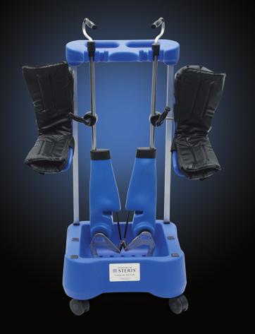STIRRUP CART BF46-000 > Sturdy yet lightweight cart > Holds the Power-lift or the Bariatric Power-lift stirrups >