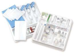 SINGLE SHOT EPIDURAL TRAY CATALOG NUMBER 670 Packed 10/case PREP COMPONENTS 1 1 oz PVP Solution 4 3" x 3" Gauze Dressings 1 Absorbent Towel 1 Clear Fenestrated Drape PROCEDURE COMPONENTS 1 18g x