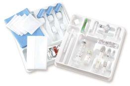 9% Sodium Chloride 1 Integral Mixing Well CONTINUOUS EPIDURAL TRAY CATALOG NUMBER 671 Packed 10/case PREP COMPONENTS 1 1 oz PVP Solution 4 3" x 3" Gauze Dressings 1 Absorbent Towel 1 Clear