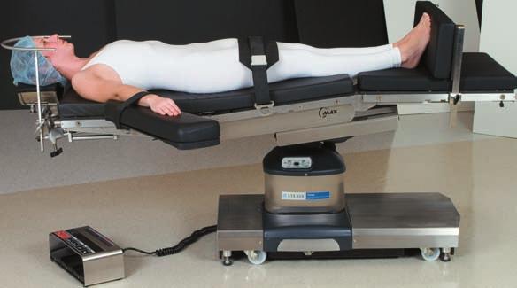 Ophthalmic Ophthalmic The Cmax table can be lowered to 26" (66 mm) for excellent access by a seated surgeon.