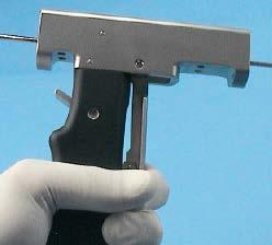 depth. If using the holding device, set thumb switch to the RELEASE or LOCK position (figure 1).