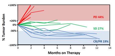 Anti-PD1/PD-L1 in Breast Cancer Previously treated TNBC (PD-L1+) CR/PR=19% Anti-PD-L1 (MPDL3280A) N=21 Anti-PD1