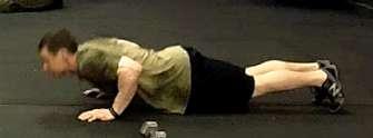 Push Up w/ T-Rotation Ultimate upper body finishers -perform a regular push up -rotate as you
