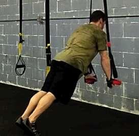 Suspended Push Ups Ultimate upper body finishers -keep torso