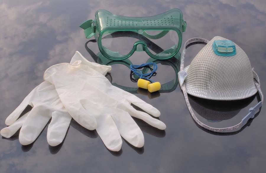 4 Personal Protective Equipment Examples If blood or OPIM could splash, spray, or otherwise contact the eyes, nose, or mouth: Face shields or masks Eye protection, such as goggles For mouth-to-mouth