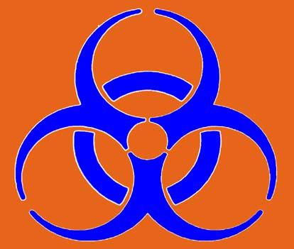 containers that have the universal biohazard