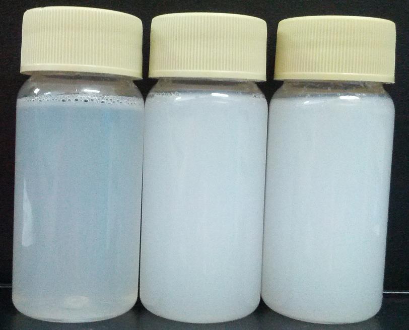 Compatibility Test-natural polymer MCE-CS (2% sol.) Collagen 3% 0.5%HA 3% 0.
