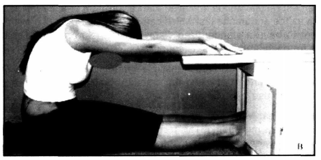I. Sit and Reach Test: This test is used to measure the flexibility of the back and leg (hamstring muscle) It is a kind of absolute and linear test of flexibility.