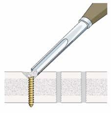 When broken screws are present, the set for removal of broken screws should be prepared before the operation starts. The picture shows an example of such a set. The set contains many different items.