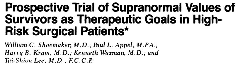 After surgery, patients who achieved supranormal values