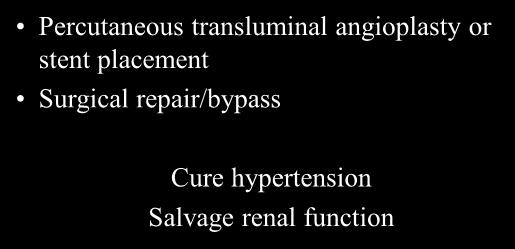 Renal Artery Stenosis - FMD