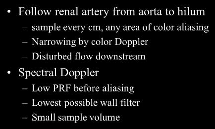 wall filter Small sample volume Obtain