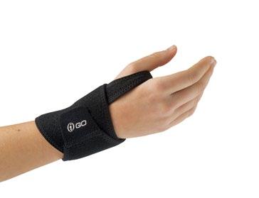 most DELUXE WRIST WRAPAROUND Deluxe material provides moisture-control and enhanced breathability Wraparound design allows for targeted