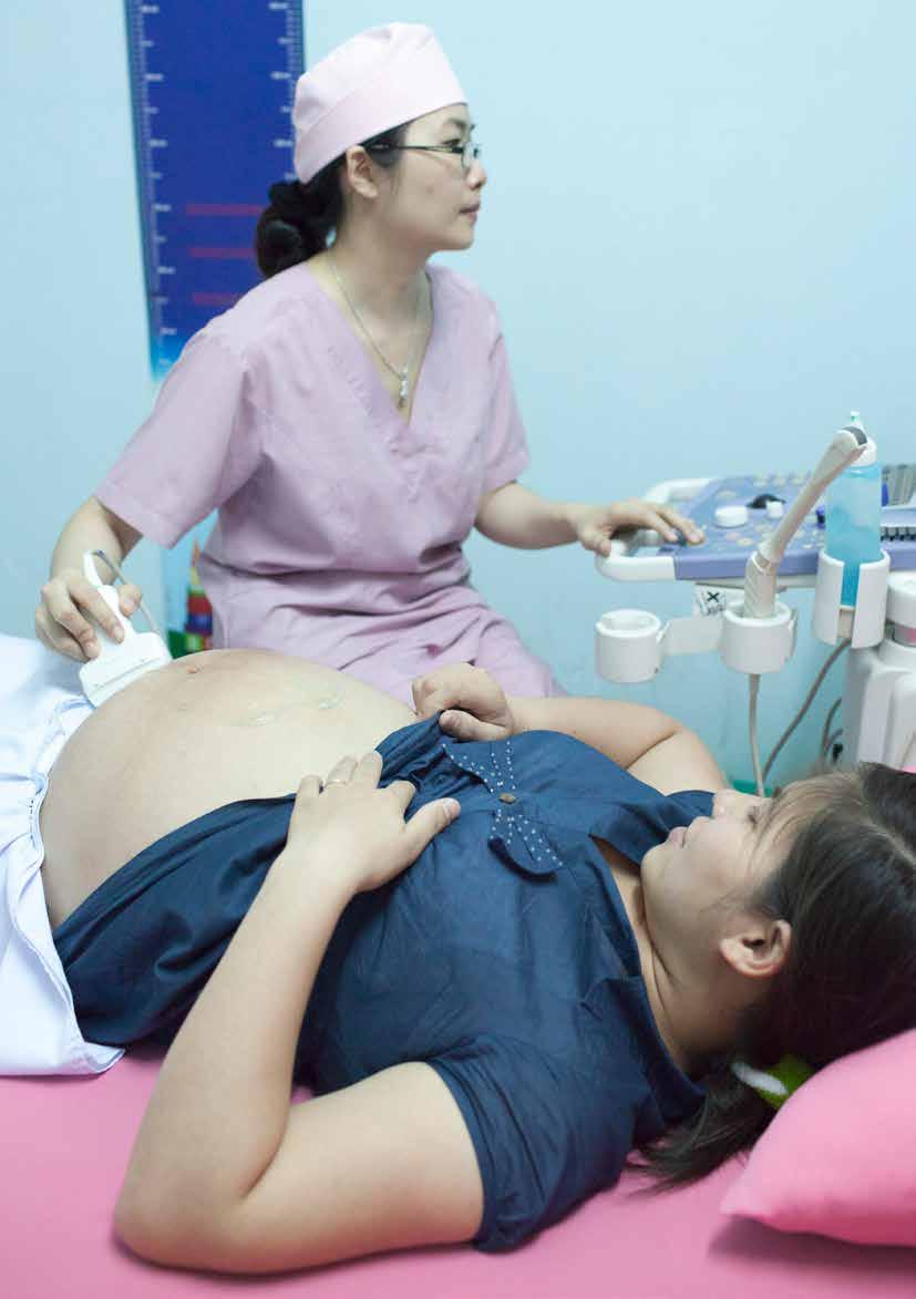 There is not enough modern equipment (at the CHC). They (pregnant mothers) feel worried.