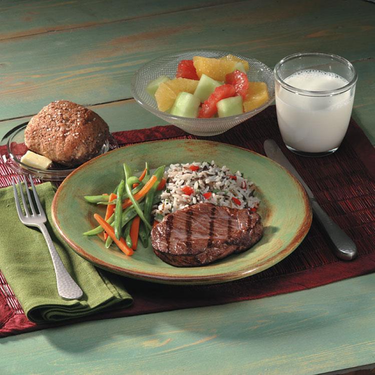 Positive Health Aspects of Meat Eater s Diet This 5 oz steak provides over half of the