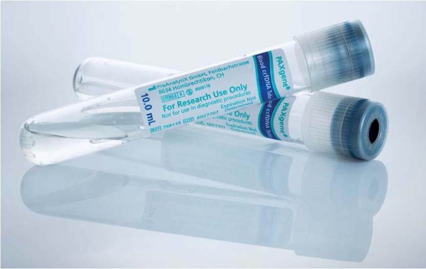 PAXgene Blood ccfdna Tube Features & Benefits 10.