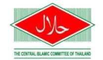 Council of Singapore (MUIS) South African National Halaal Authority (SANHA) The Central Islamic Committee of Thailand