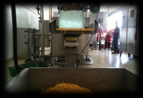 Continuous Frying operation Production rate Oil