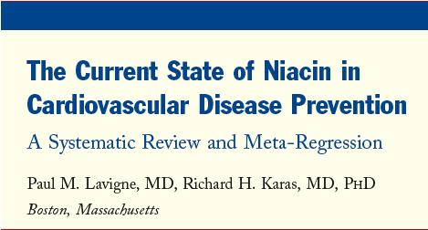 JACC 2013;61:440 The consensus perspective derived from available clinical data supports that niacin