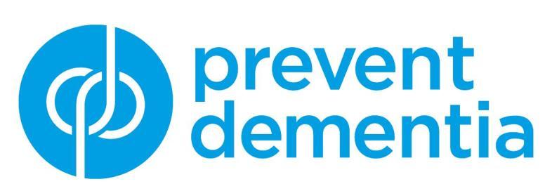 The PREVENT Dementia study The study aims to identify the earliest signs of dementia which may occur in the brain decades before symptoms appear.