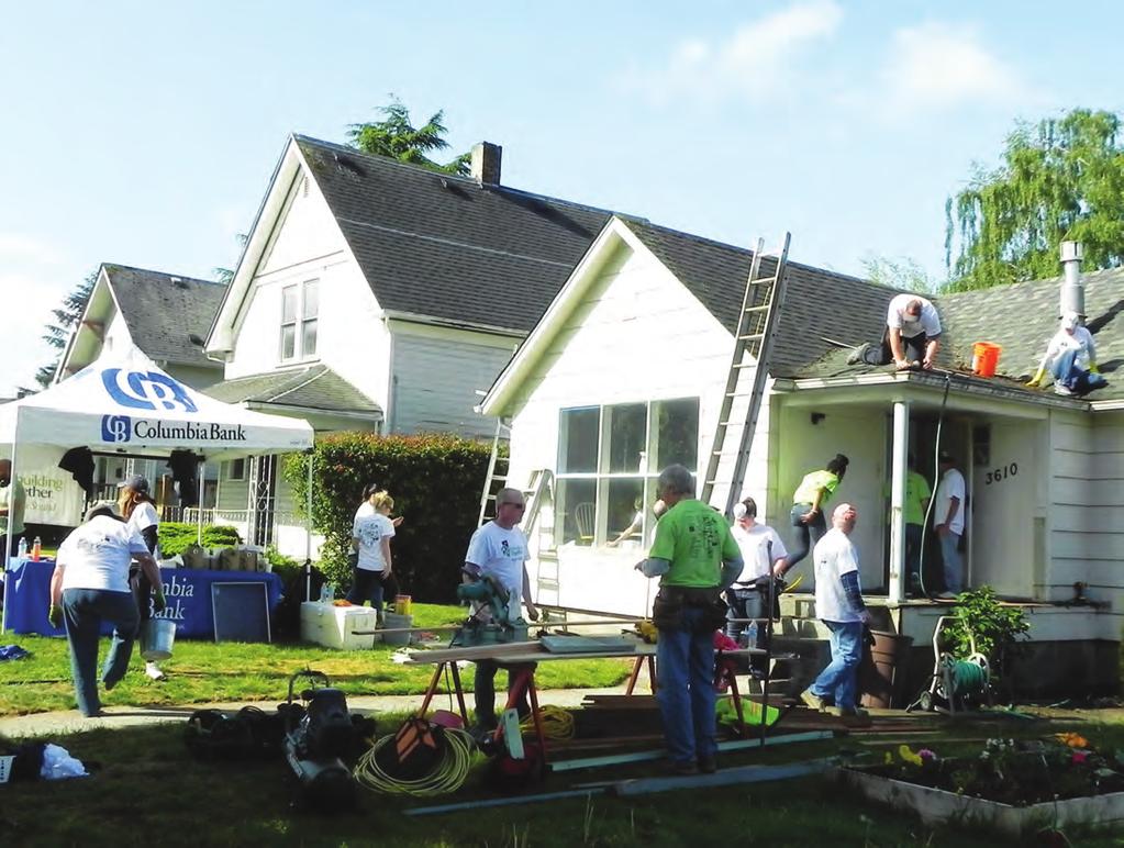 46 October 21, 2016 BRIEF HISTORY Rebuilding Together South Sound was founded in 2001 to respond to the home repair needs of local low-income families.