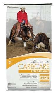 Texture Pelleted Legends Carbcare is a fixed ingredient formula specifically designed for mature