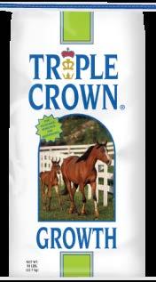 Equine: Triple Crown Triple Crown Growth is fortified to provide essential amino acids, vitamins,