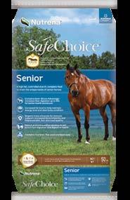 It s specifically designed for horses over 15, especially those suffering from unexpected age-related weight loss,