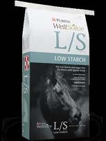 Formulated for mature horses that are able to maintain body condition on hay or pasture