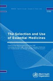 NEW: EXPANDED TO INCLUDE OTHER PATENTED MEDICINES ON WHO ESSENTIAL MEDICINES LIST WHO Model List of Essential Medicines (EML) - Expanded today to include patented medicines on the WHO Essential