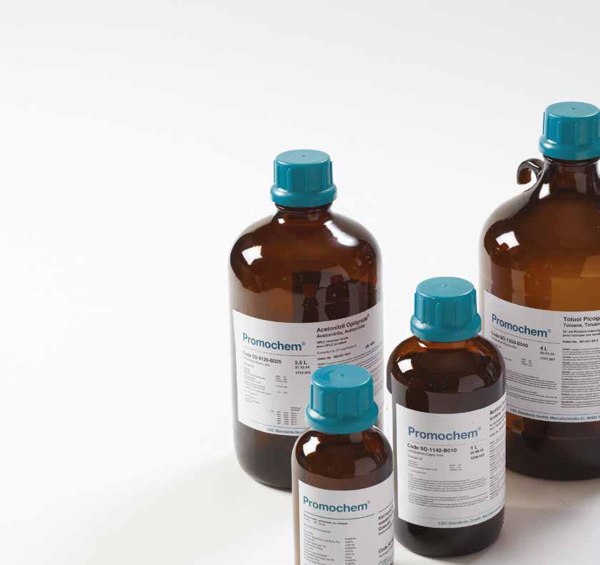 High purity solvents, acids and mobile phase additives High performance liquid chromatography (HPLC) demands high quality solvents to allow reproducible separations.