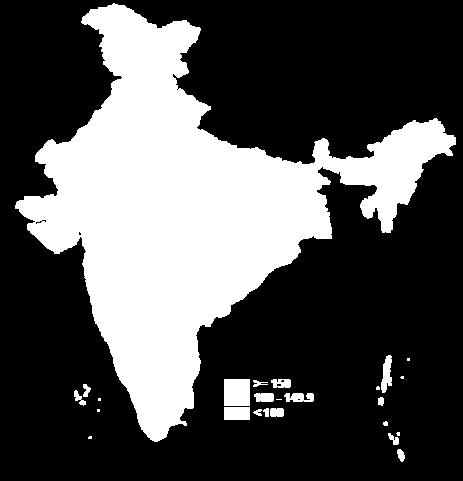 INDIA : 7 th largest country ( 3,287,263 sq km) 2 nd most populous (1,210 million) Diverse socio-economic, cultural, political conditions 30 states and 5 Union Territories 640 administrative
