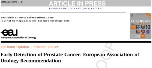 MPP continued A national recommendation? PSA was a very strong predictor of prostate cancer up to 25 yrs subsequently.