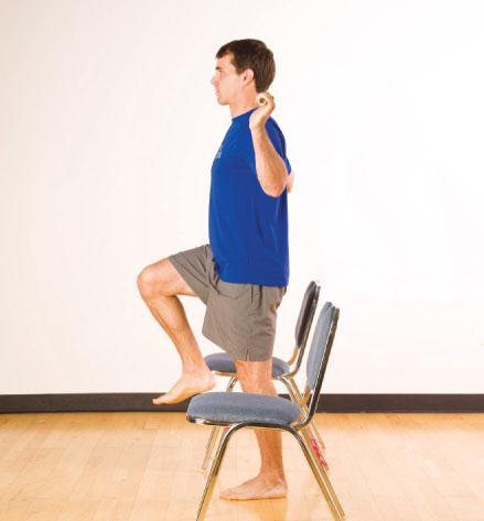 Hurdle Step Screen: Sagittal View Observations First repetition Observe the