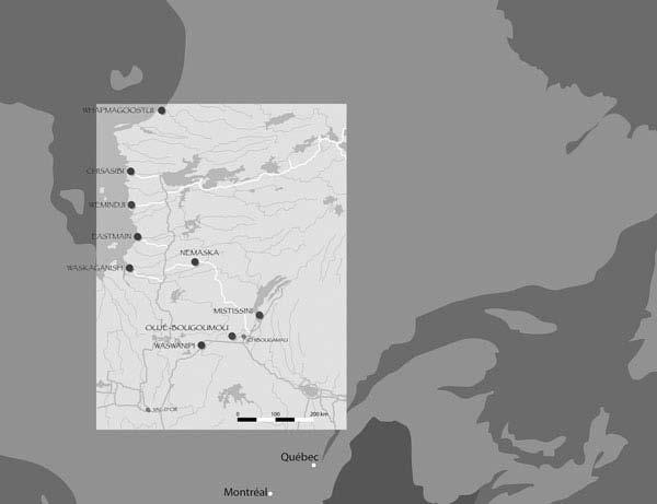 666 V. Laberge Gaudin et al. FIGURE 1 Map of Cree communities in Northern Quebec. development of strategies to increase the proportion of traditional food consumed regularly.