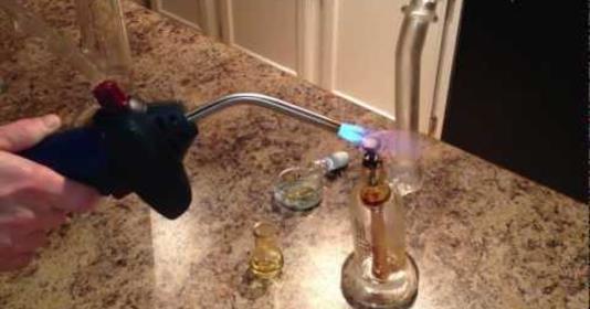 Dabbing Marijuana THC extracted using liquid Butane Usually smoked
