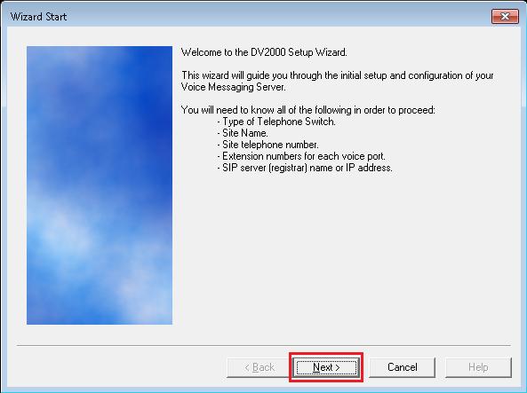 DuVoice Configuration The following steps detail the installation process of the DuVoice DV2000 setup wizard, followed by the DuVoice System Configuration used to connect as SIP Server with a