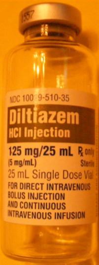 5. You are responsible for starting a diltiazem drip, using microdrip tubing, for a 200 pound male patient who has had his heart rate controlled via a bolus of diltiazem several minutes ago.