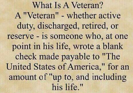 Conclusion Our veterans are willing to pay the ultimate sacrifice.