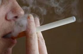 smoking increases in 2 nd semester for