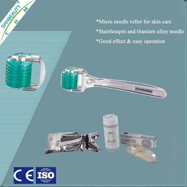 Micro Needle Roller BIO50 Micro Needle Roller Detailed Product Description Micro-needle for skin care stainlesspin and titanium alloy needle five kinds of needle lenght, two kinds of package Theory