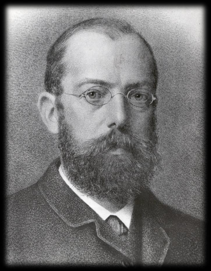 Robert Koch (1843-1910), discoverer of Mycobacterium tuberculosis and tuberculin immunotherapy. Portrait made in 1890 - the year he announced tuberculin therapy.
