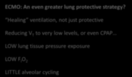ECMO: An even greater lung protective strategy?