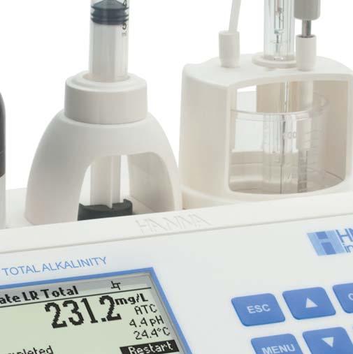 ph/mv M eter In addition to automatic titration, the HI 84531 can also be used as a ph/mv meter.