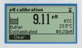 The HI 84531 offers real time graphing of the titration curve on the LCD.